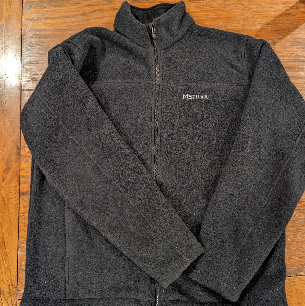 Marmot Mens Black Fleece Jacket
